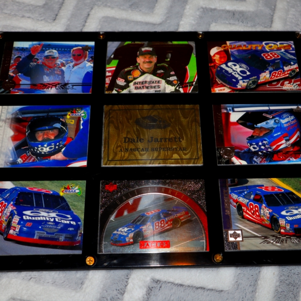 Dale Jarrett Nascar Collectors Plaque